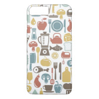 Pattern with cooking icons