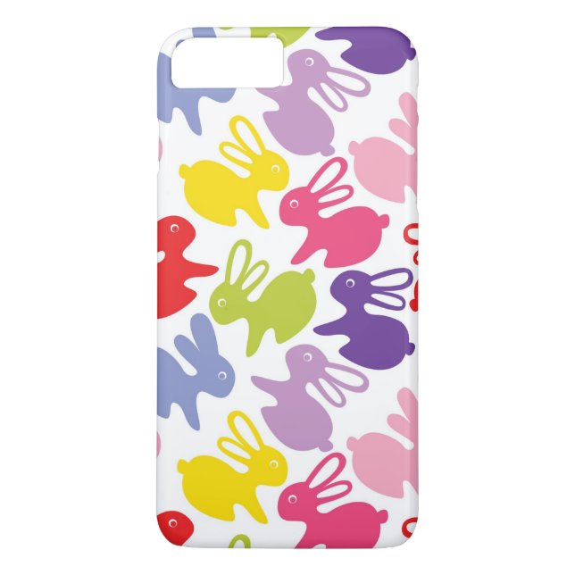 pattern with Easter rabbits Case-Mate iPhone Case (Back)