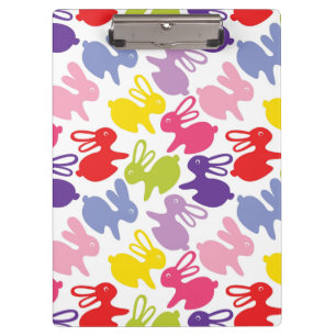 pattern with Easter rabbits Clipboard