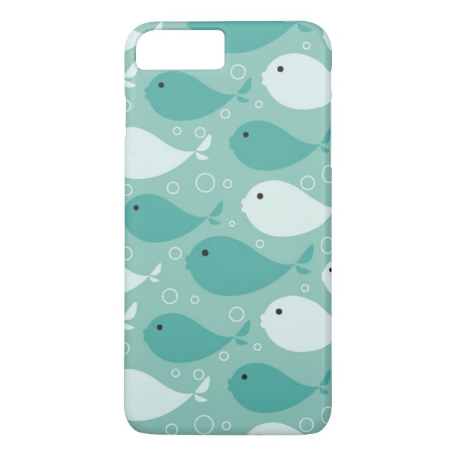 pattern with fish 2 Case-Mate iPhone case (Back)