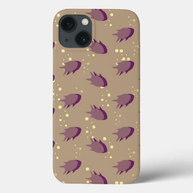 pattern with fish 2 Case-Mate iPhone case (Back)