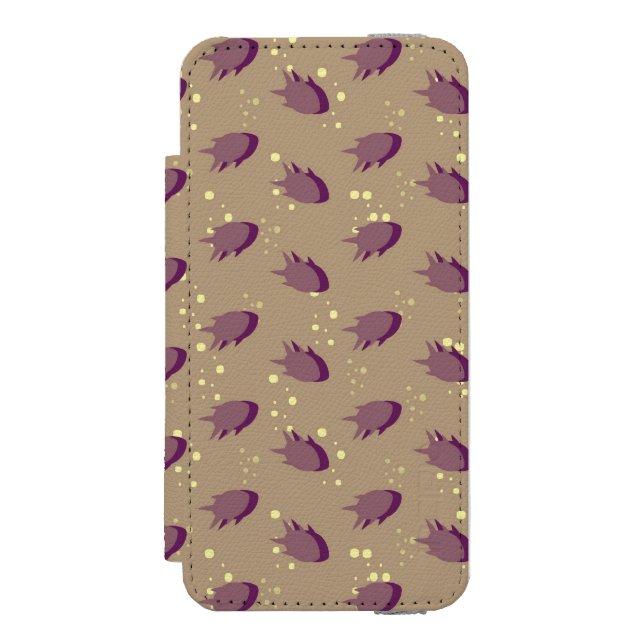 pattern with fish 2 incipio iPhone wallet case (Folio Front)