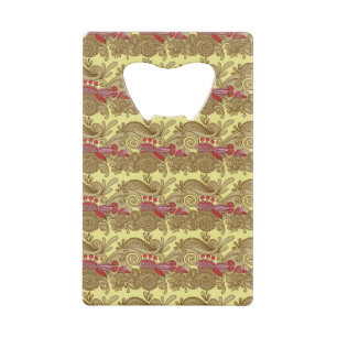 Pattern With Fish And Wave