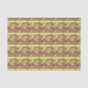 Pattern With Fish And Wave Tissue Paper