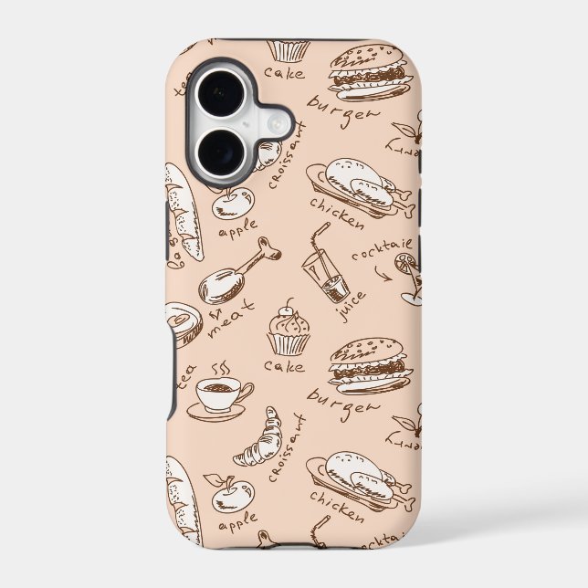 Pattern With Food (Back)