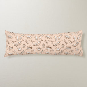 Pattern With Food Body Cushion