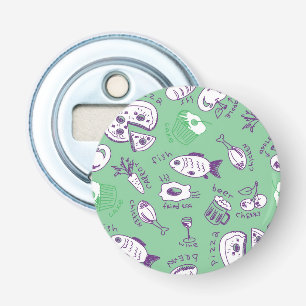Pattern with Food Bottle Opener