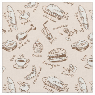 Pattern With Food Fabric