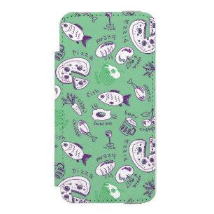 Pattern with Food Incipio Watson™ iPhone 5 Wallet Case