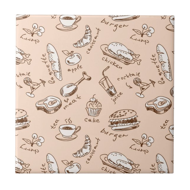 Pattern With Food Tile (Front)