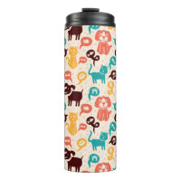 Pattern With Funny Cats And Dogs