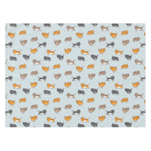 pattern with funny cats tablecloth