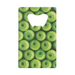 Pattern with Green Apples