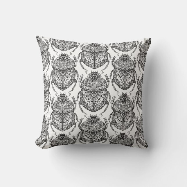 Pattern With Hand Doodle Cushion (Front)
