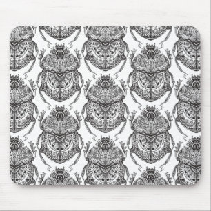 Pattern With Hand Doodle Mouse Mat