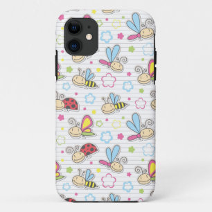 pattern with insects iPhone 11 case