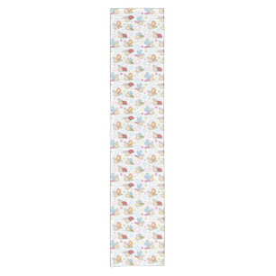 pattern with insects short table runner