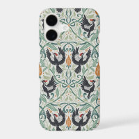 Pattern with Ivory-billed woodpeckers
