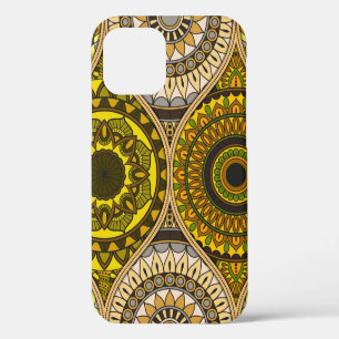 Pattern with mandalas. Vintage decorative elements iPhone 12 Case