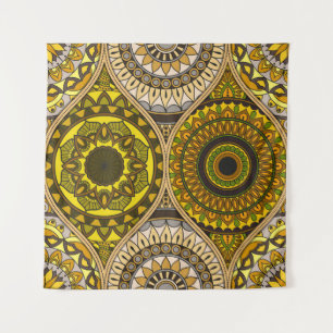 Pattern with mandalas. Vintage decorative elements Tapestry