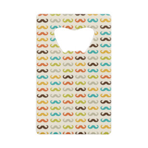 Pattern with moustache