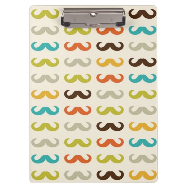 Pattern with moustache clipboard (Front)