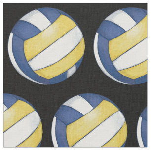 Pattern with Painted Volleyball Fabric