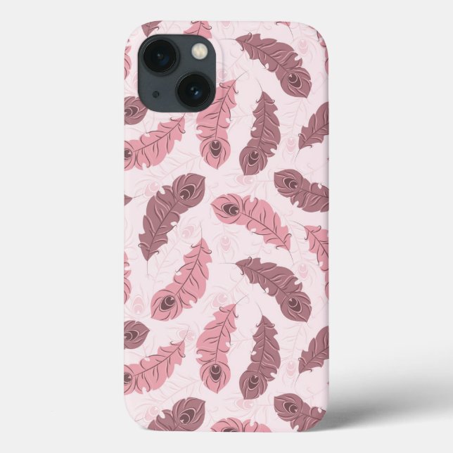 pattern with peacock feathers Case-Mate iPhone case (Back)