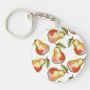 Pattern with pear key ring