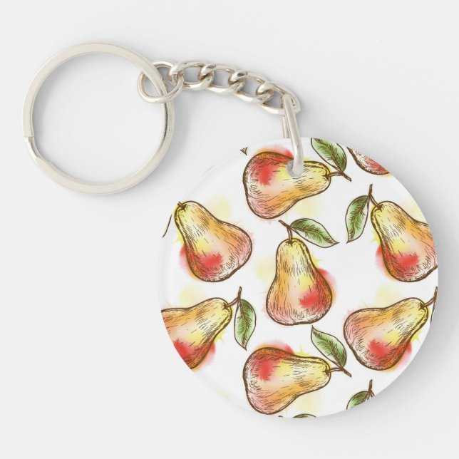 Pattern with pear key ring (Front)