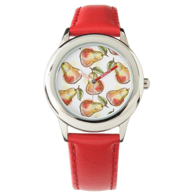 Pattern with pear watch (Front)