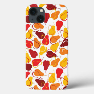 Pattern with pears iPhone 13 case