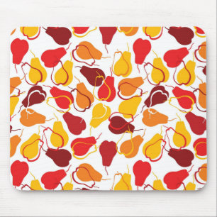 Pattern with pears mouse mat