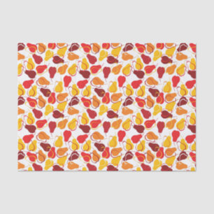 Pattern with pears tissue paper