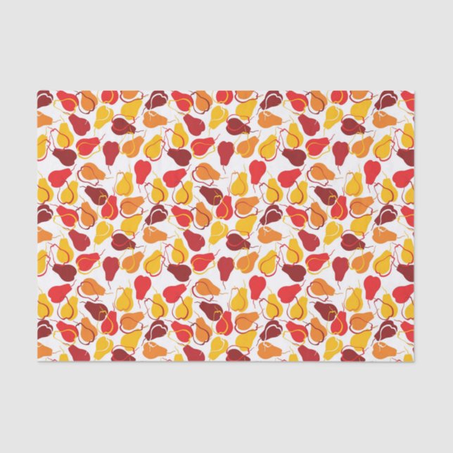 Pattern with pears tissue paper (Front)