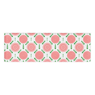  pattern with pink flowers   name tag
