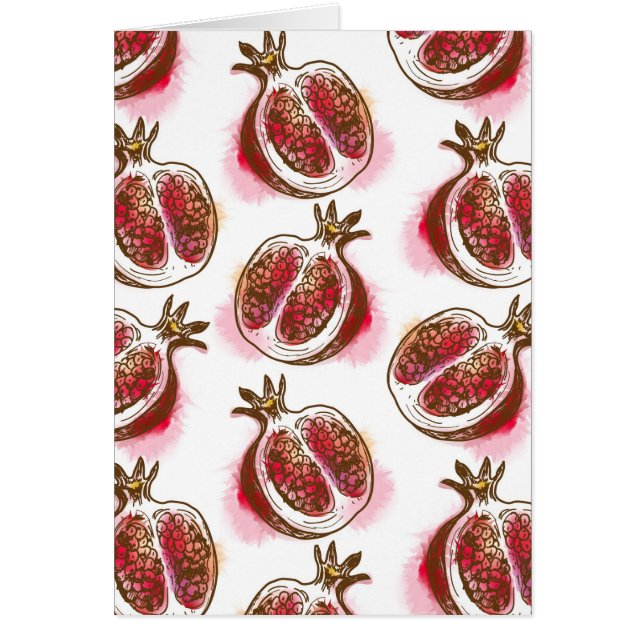 Pattern with pomegranate (Front)