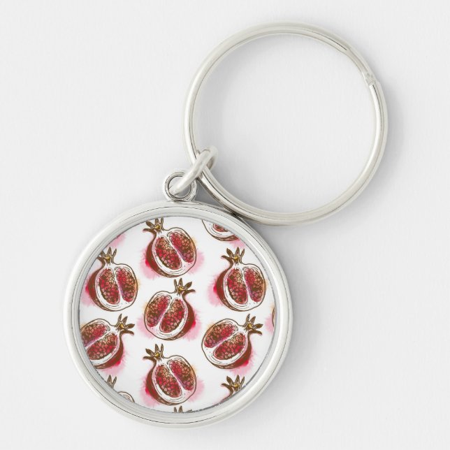 Pattern with pomegranate key ring (Front)