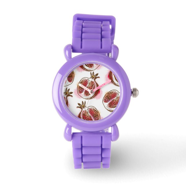 Pattern with pomegranate watch (Front)