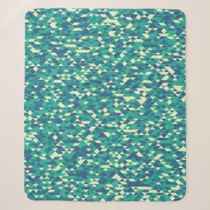 Pattern with random colored Diamonds Generative Ar Sherpa Blanket