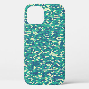 Pattern with random coloured Diamonds Generative A iPhone 12 Case