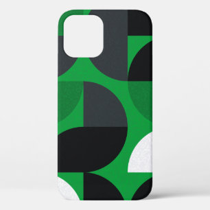 Pattern with random coloured triangles Generative iPhone 12 Case