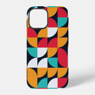 Pattern with random coloured triangles Generative iPhone 12 Case