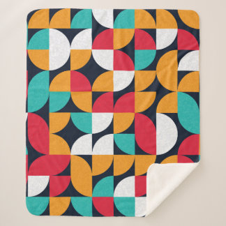 Pattern with random coloured triangles Generative  Sherpa Blanket