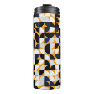 Pattern with random coloured triangles Generative Thermal Tumbler