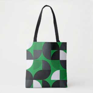 Pattern with random coloured triangles Generative Tote Bag