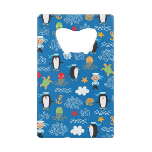 pattern with sea theme