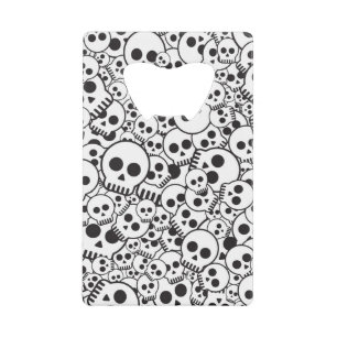 Pattern with skulls