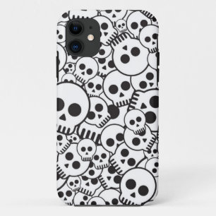 Pattern with skulls iPhone 11 case