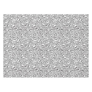 Pattern with skulls tablecloth